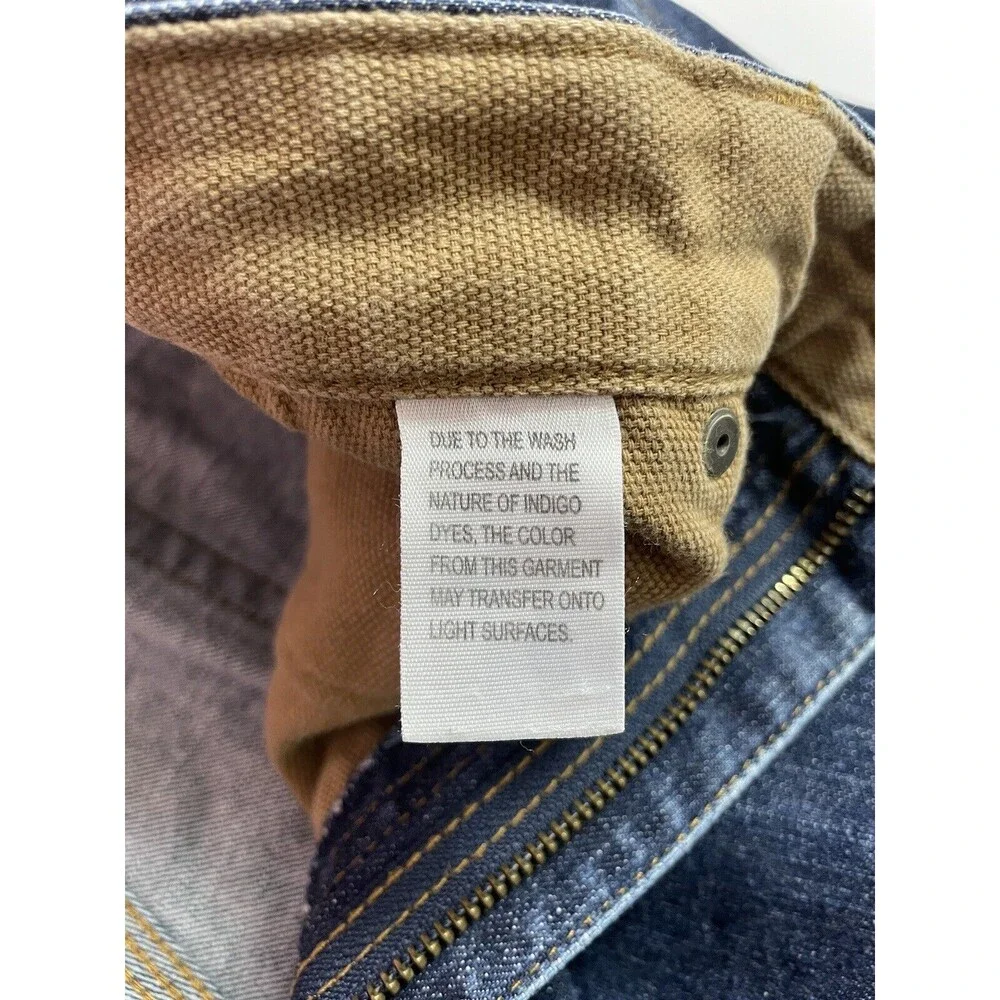 Duluth Flex Ballroom Men's Size 38x30 Heavy Duty Work Standard Fit Canvas Jeans